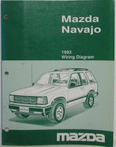 1993 Mazda Navajo SUV Electrical Wiring Diagram