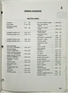 1993 Mazda Navajo SUV Electrical Wiring Diagram