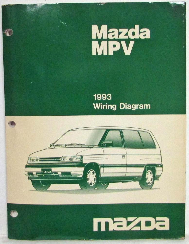 1993 Mazda MPV Electrical Wiring Diagram