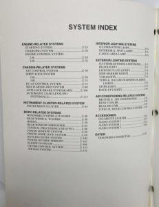 1993 Mazda MPV Electrical Wiring Diagram Supplement
