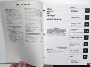 1994 Mazda 323 Protege Electrical Wiring Diagram