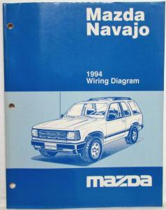 1994 Mazda Navajo SUV Electrical Wiring Diagram
