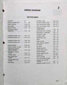 1994 Mazda Navajo SUV Electrical Wiring Diagram