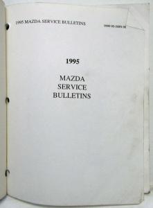 1995 Mazda Service Bulletin Manual