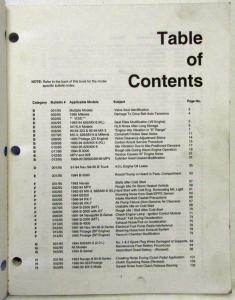 1995 Mazda Service Bulletin Manual