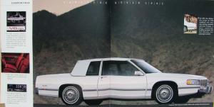 1991 Cadillac Allante Fleetwood DeVille Eldorado Seville Sales Brochure Orig XL