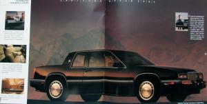 1991 Cadillac Allante Fleetwood DeVille Eldorado Seville Sales Brochure Orig XL