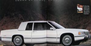 1991 Cadillac Allante Fleetwood DeVille Eldorado Seville Limo Prestige Brochure