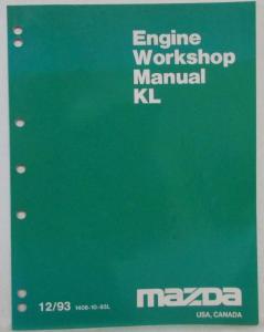 1994 Mazda KL Engine Service Shop Repair Manual