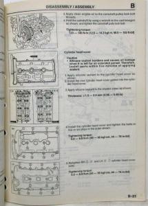 1994 Mazda KL Engine Service Shop Repair Manual