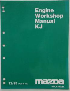 1994 Mazda KJ Engine Service Shop Repair Manual