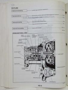 1995 Mazda Millenia Service Highlights Shop Manual