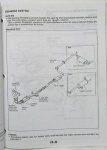 1995 Mazda 323 Protege Service Highlights Shop Manual