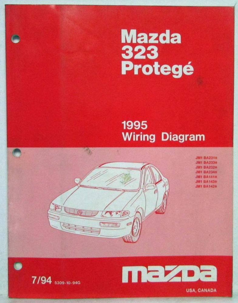 1995 Mazda 323 Protege Electrical Wiring Diagram