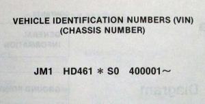 1995 Mazda 929 Electrical Wiring Diagram