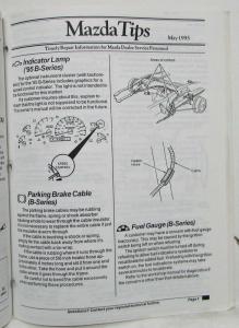 1994-1996 Mazda Tips Service Shop Repair Manual