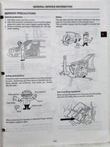 1996 Mazda MPV Bodyshop Manual