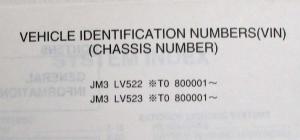1996 Mazda MPV Electrical Wiring Diagram