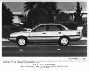 1990 Ford Tempo Press Photo 0337