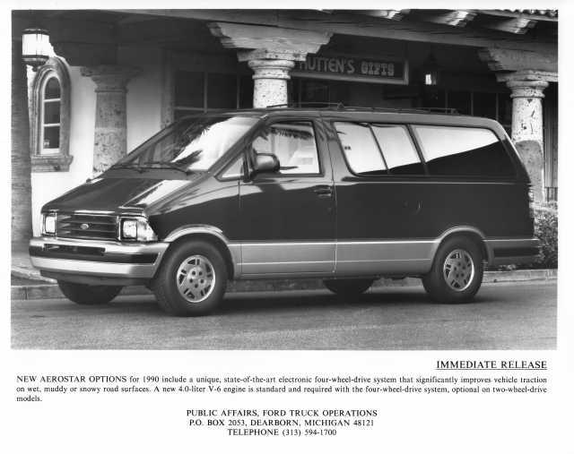 1990 Ford Aerostar Press Photo 0342