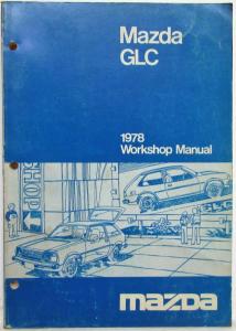 1978 Mazda GLC Service Shop Repair Manual