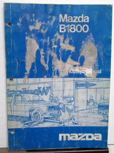 1978 Mazda B1800 Pickup Truck Service Shop Repair Manual