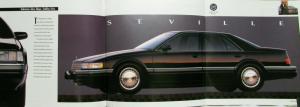 1992 Cadillac Seville Eldorado Allante Fleetwood Deville Brougham Sale Brochure