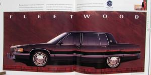 1992 Cadillac Seville Eldorado Allante Fleetwood Deville Brougham Sale Brochure