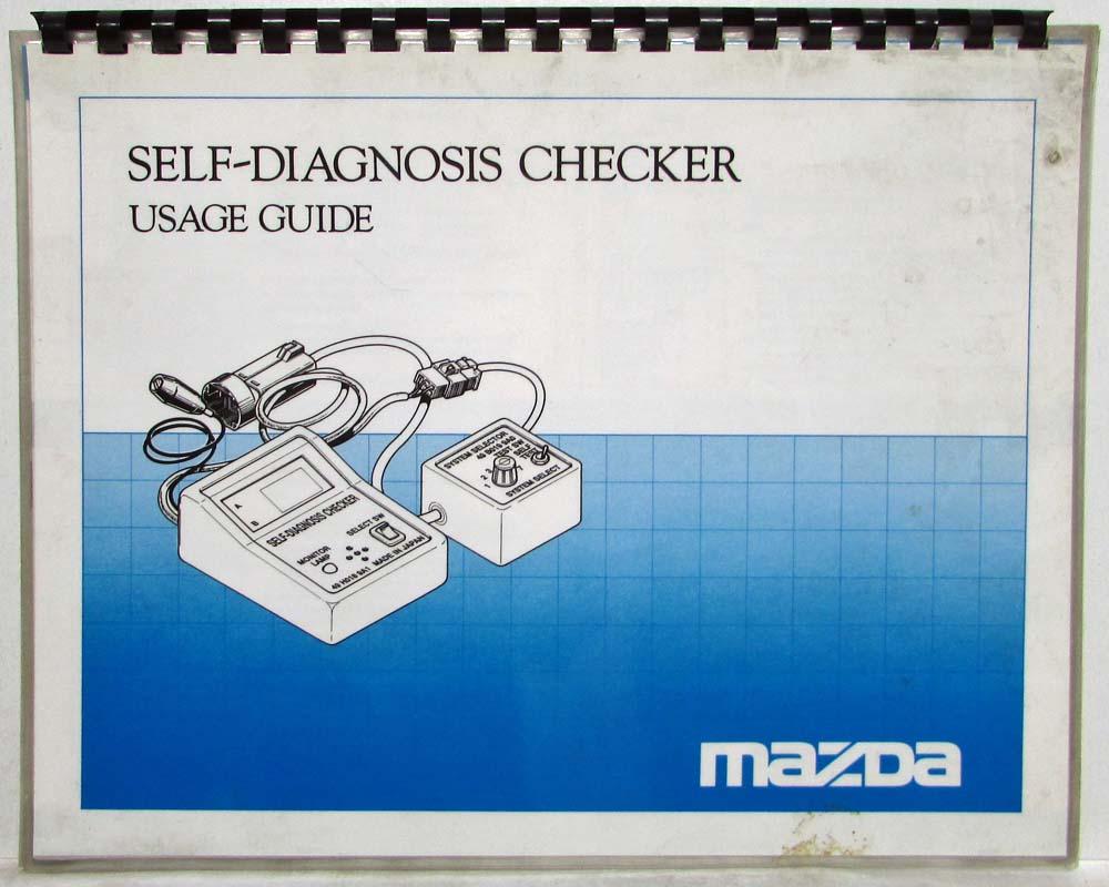 1983-1992 Mazda Self-Diagnosis Usage Guide - 323 Miata Protege 929 626 Pickup