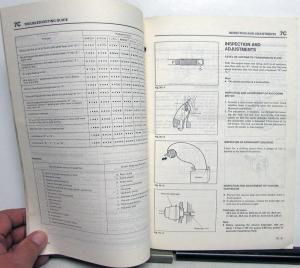 1983 Mazda B2000 B2200 Pickup Truck Service Shop Repair Manual Supplement