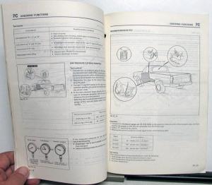 1983 Mazda B2000 B2200 Pickup Truck Service Shop Repair Manual Supplement