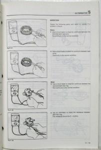 1984 Mazda 626 Diesel Service Shop Repair Manual Supplement