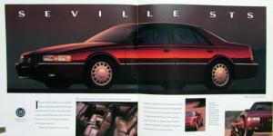 1992 Cadillac Seville Eldorado Allante Fleetwood Deville Smaller Sale Brochure