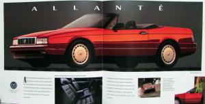 1992 Cadillac Seville Eldorado Allante Fleetwood Deville Smaller Sale Brochure