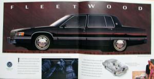 1992 Cadillac Seville Eldorado Allante Fleetwood Deville Smaller Sale Brochure