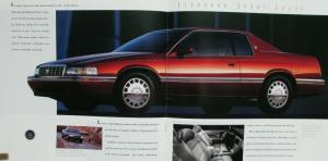 1993 Cadillac Allante Seville Eldorado Fleet DeVille XL Sale Brochure Smaller Ed