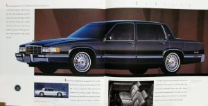 1993 Cadillac Allante Seville Eldorado Fleet DeVille XL Sale Brochure Smaller Ed