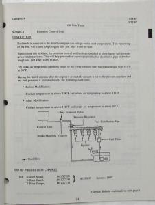 1987 Mazda Service Bulletin Manual