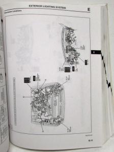 1997 Mazda B-Series Pickup Truck Body Electrical Troubleshooting Manual