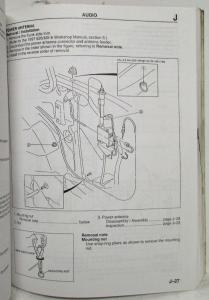 1997 Mazda 626 MX-6 Body Electrical Troubleshooting Manual