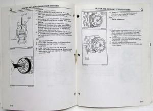 1995 Mazda B-Series Pickup Truck Body Electrical Troubleshooting Manual