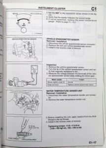 1995 Mazda 626 MX-6 Body Electrical Troubleshooting Manual