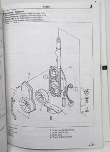 1995 Mazda 626 MX-6 Body Electrical Troubleshooting Manual