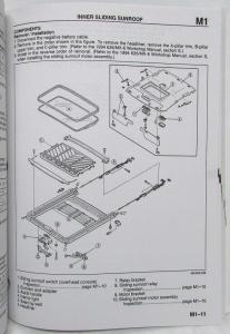 1994 Mazda 626 MX-6 Body Electrical Troubleshooting Manual