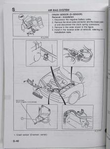 1993 Mazda 626 MX-6 Body Electrical Troubleshooting Manual