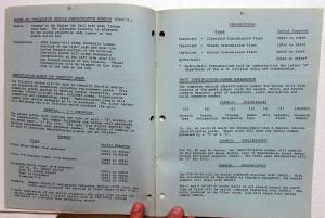 1971 Chevrolet Dealer Service Information Bulletin Camaro Corvette Truck