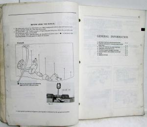 1985 Mazda GLC Service Shop Repair Manual