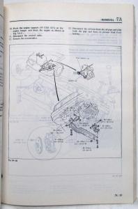 1983 Mazda GLC Service Shop Repair Manual