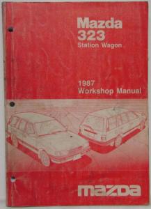1987 Mazda GLC Station Wagon Service Shop Repair Manual