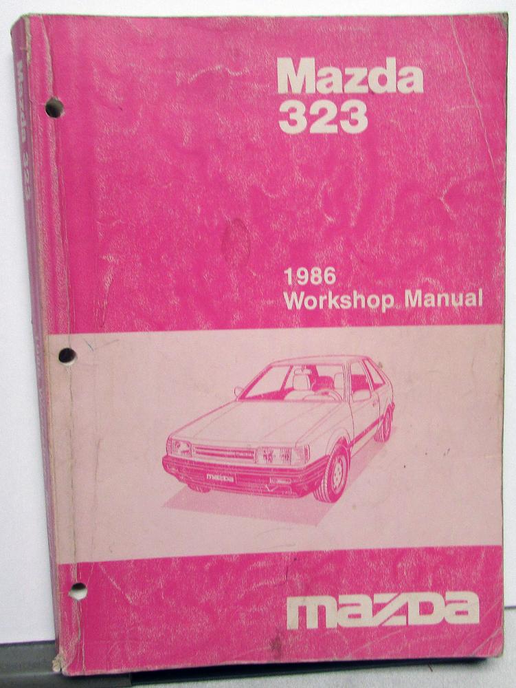 1986 Mazda 323 Service Shop Repair Manual